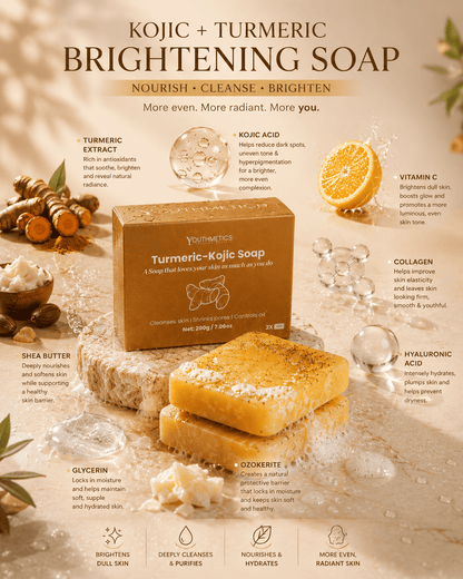 Turmeric-Kojic Brightening Soap